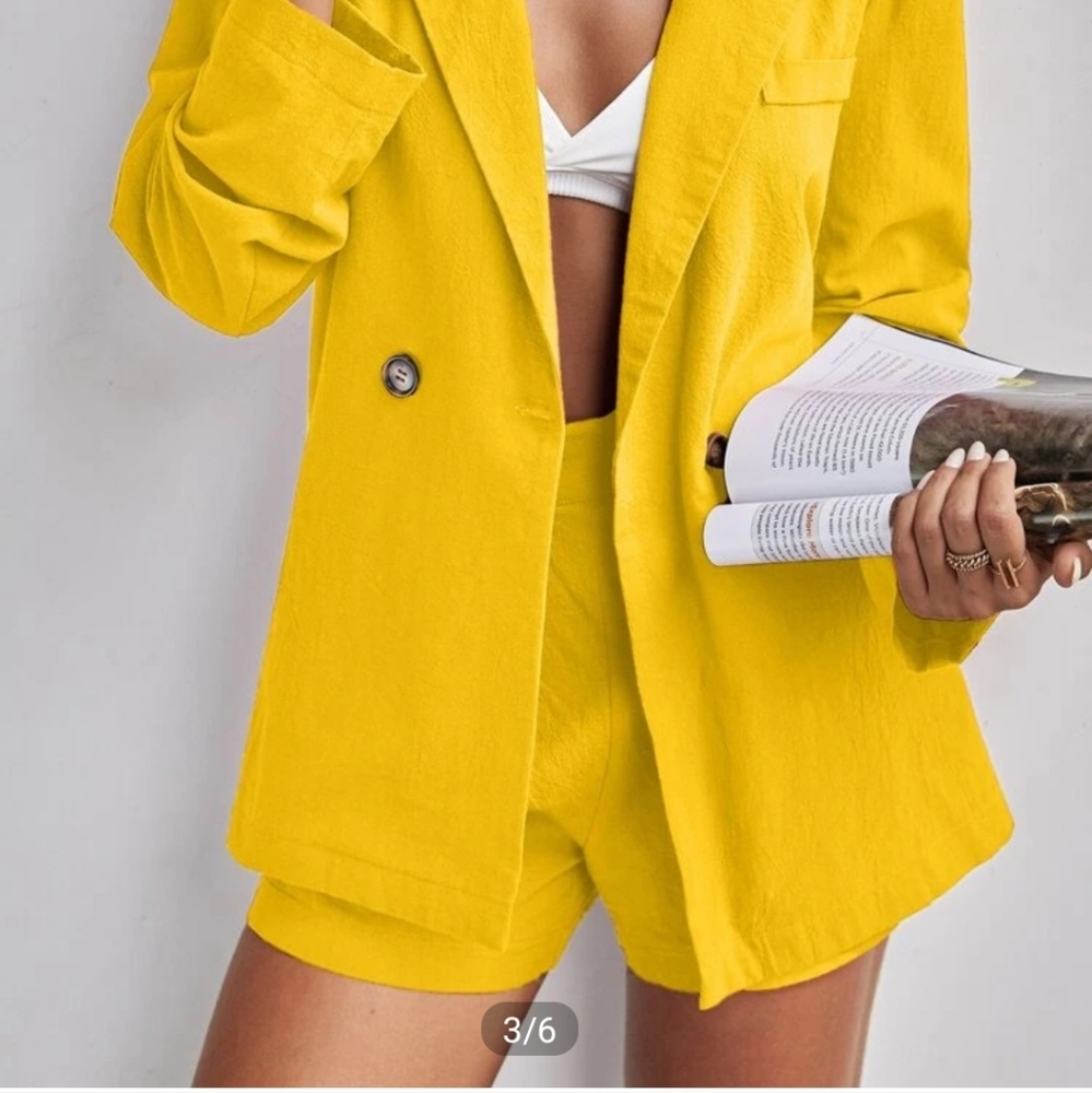 Blazer and shorts (only)